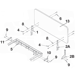 FOOT BRACKET FOR EZE-LOK/LOMAX